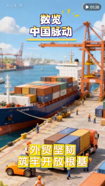 數(shù)覽中國(guó)脈動(dòng) 外貿(mào)展堅(jiān)韌之姿，筑牢高水平開放根基
